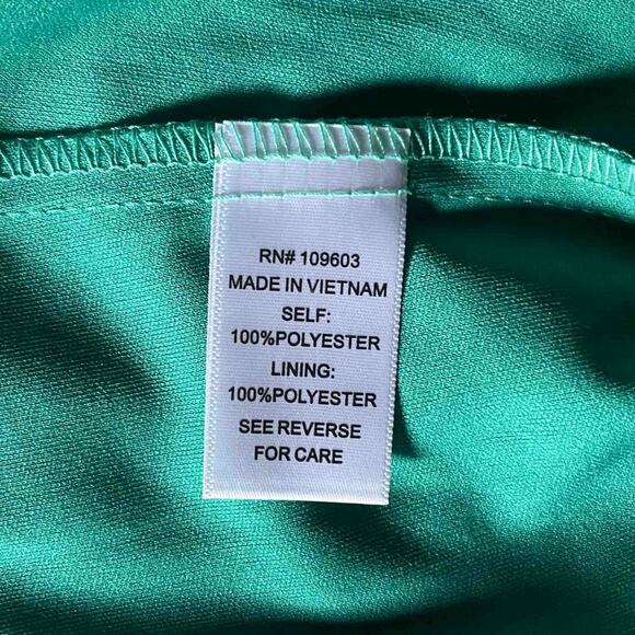 Womens Rabbit Rabbit Rabbit Designs Wrap Fit & Flare Dress Blue Geometric Sze 14 - Picture 7 of 10